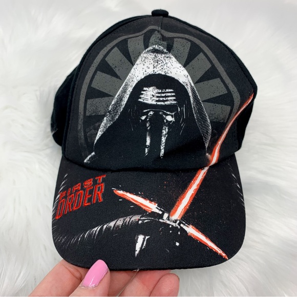 Kid’s NEW Star Wars Embroidered First Order Adjustable Snapback Cap Hat Black - Picture 2 of 9